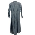 Vintage long denim Jean dress 6 belted Alina toussaint Photo 3
