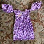 Oh Polly NWT:  Purple Floral Off-Shoulder Dress Photo 0
