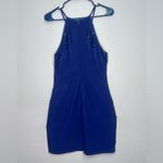 Teeze Me  Blue Lace Bodycon Dress – Women’s Size 9 (E5) Photo 2