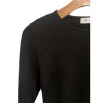 Forever 21 Popular 21 Top Womans XL Black Rouched Shirt Long Sleeve Ribbed Knit NEW Photo 1