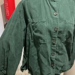 ZARA  green denim shirt. Size XS. Photo 1