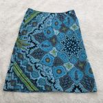 The Limited Vintage Silk Paisley Floral Slip Skirt Photo 0