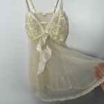 Sear vintage sheer gown and cover size medium White Photo 6