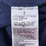 Gap  Tie-Front Heavy Weight T-Shirt Top Navy Blue Short Sleeve Casual Women's S‎ Photo 3