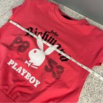John Richmond x Playboy Pink Graphic Top Sleeveless Sweatshirt Womens Size M Size M Photo 5