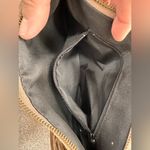 Borse In Pelle Italian Leather Purse, Adjustable Shoulder Strap, Tan Suede Photo 4