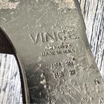 Vince  D’Orsay Nina Black Suede Pointed Flats Photo 7