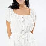 Free People  A Sight For Sore Eyes White Romper Photo 0