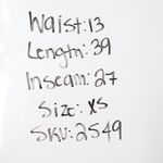 American Giant Black Wide Leg Lounge Pants Elastic Waist XS Made in USA Photo 7