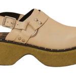 Farm Rio  Leather Ivory Sling Back Harness Clog/Shoes(Size 6) Photo 0