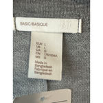 H&M  Open Front Cardigan Womens Size L Gray Knit Sweater Long Sleeve Duster NWT Photo 5