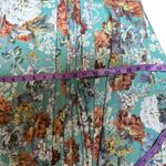 ASOS New EDITION empire midi dress with full skirt in green floral print sz 4 Photo 8