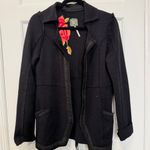 Free People  Floral Embroidered Corset Back Jacket Size Medium Photo 0