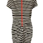 Vince Camuto  Multicolor Striped Short Sleeve Bodycon Womens Dress Size 6 Photo 2