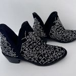 Bala Di Gala Black Leather Studded Booties Boots Women’s Size 7 Mexico Punk Photo 1