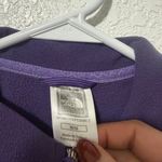 The North Face  Purple 1/4 Zip Fleece Pull Over Photo 2