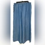 Nic+Zoe NWT Hazy Days Wide Leg Pant in Mid Denim XL Photo 1