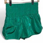 Free People Shorts kelly Green lined medium elastic waist the way home Photo 1