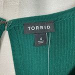 Torrid  Emerald Green Short Sleeve Sweater Skater Dress Sz.4 NWT Photo 7