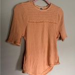 Free People NWT | Red Delicious Tee in Sunset Drive Orange | L Photo 4