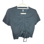 PacSun  Me to We Black Cinched Tie top Sz M Photo 2