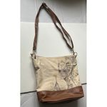 Lounge Fly Marvel Groot Guardians Of The Galaxy Crossbody Canvas Floral Purse Photo 1