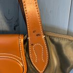 Lauren Ralph Lauren Hunter Green and Tan Leather Tote Bag Photo 2