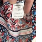 Fig and Flower Anthropologie Flutter Sleeve Boho Large Floral Patchwork Blouse Photo 2