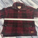 Woolrich Vintage  Plaid Chunky Sherpa Fleece Pullover Sweater Photo 8