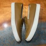 Soludos  Otomi Embroidered slip on shoes tan white size 9 Photo 4