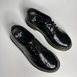 Dr. Martens  1461 Women's Leather Oxford Shoes in Black Distressed Patent Photo 5