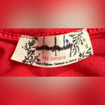 Free People NEW Bali Jolene Open Tie Back Balloon Sleeve Red Bodysuit XS $128 Photo 7