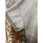Wishlist suede dress, short sleeves, size large, gray Photo 1