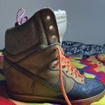 Nike Dunk Sky Hi SneakerBoot Shoes Dark Loden Rare 616715-300 Women Size 7.5 Photo 0
