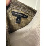 Banana Republic  Ombré Poly Blend Sweater Women's Small Brown Gradient Striped Photo 2