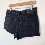 Levi's Levi’s Made & Crafted 501 Shorts Black Charcoal Premium Selvedge Denim Cuffed 29 Photo 9