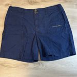 Eddie Bauer Women's Mercer Fit Shorts Size 14 Navy Blue Photo 1