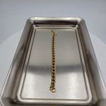 Vtg Braided Cable Chain Bracelet Womens 8” Gold Tone Textured Fashion Jewelry Photo 4