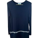 Bailey44 Anthropologie Bailey 44 Long Sleeve Shoelace detail Shift Dress Womens Small Photo 0