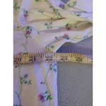 Ava & Bella womens XL Sleep shirt floral cream cotton blend Photo 4