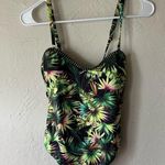 Lucky Brand NWT Tropical One Piece Swimsuit Size M Photo 6
