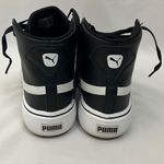 Puma Black and White Platform High-Top Sneakers Women’s Size 8.5 Photo 4