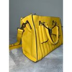 Betsey Johnson Satchel Crossbody Yellow Bag Shoulder Purse Photo 1