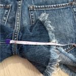 Good American  Bombshell Denim Cut Off Frayed Raw Hem Shorts | Blue | 25/0 Photo 6