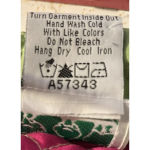 Quacker Factory  Small Green Pink Quilted 100% Silk Jacket‎ Coat Full Zip NEW Photo 7