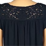 Joie  “Elsanna” black shift dress w/lace cut-outs at the neckline. Size XS. EUC Photo 9