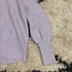 LC Lauren Conrad Lauren Conrad Purple Metallic Crewneck Sweater Photo 3