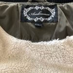 Ambiance green bomber jacket with patches size lg Photo 3