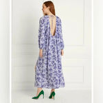 Hill House The Simone Dress in Lilac Tonal Floral Size S NWT Photo 3