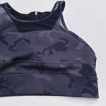 Zyia  Active Black Camo All Star Zip Sports Bra Photo 1